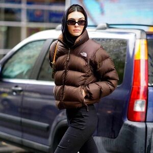 North Face Brown Puffer